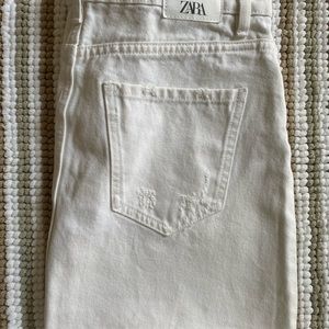 Zara denim mini skirt